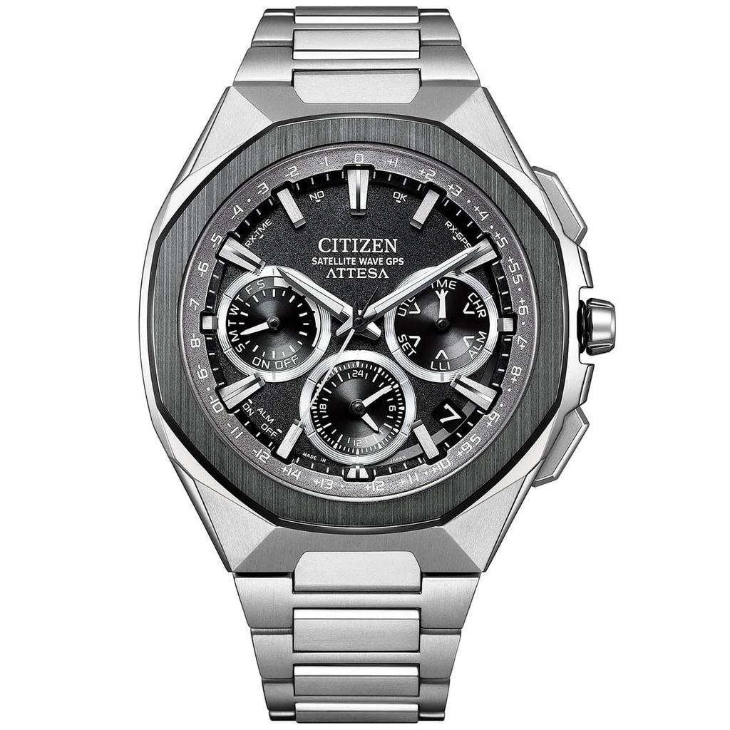 CITIZEN ATTESA Серебряные часы CC4104-53E Мужские