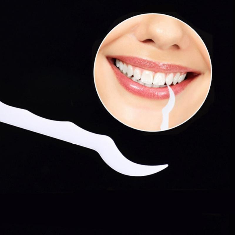 Disposable Bag Floss Polymer Fine Sliding Floss Stick Oral Care Plastic High Tension Interdental Brush Line Pick