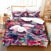 Модные 3D Постельные комплекты Mi Douzi Набор пододеяльника с наволочкой Двуспальный Полный Королевский Кинг Постельное белье Домашний текстиль