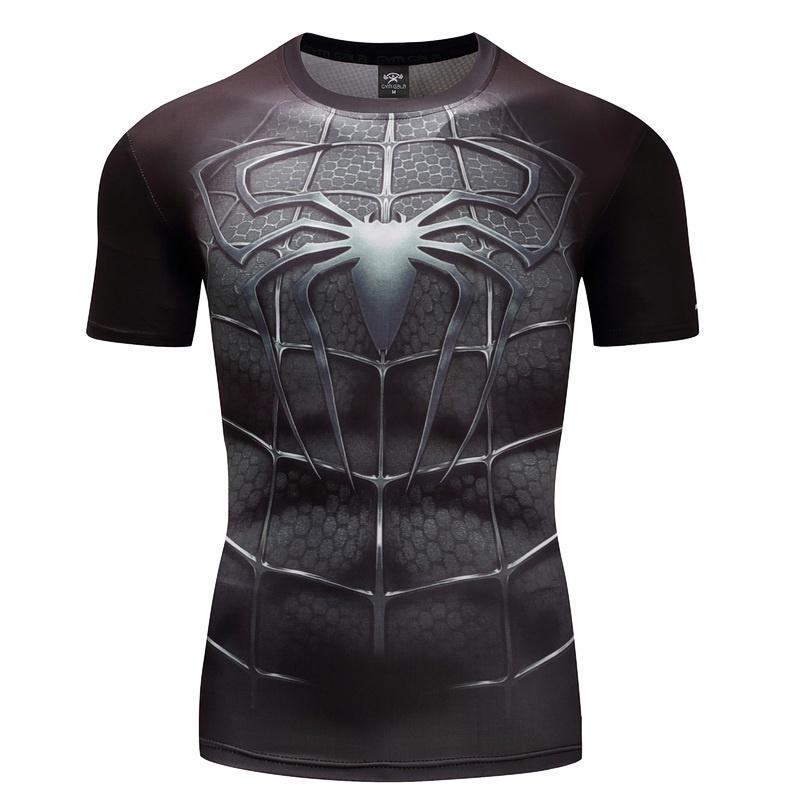 Stylish Spider-man Short Sleeve Sport Shirt For Men With Premium Quality Fabric