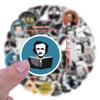 60 Новых Граффити-Наклеек Эдгара Аллана По Украсить Тетрадь Чемодан Персонализированные Наклейки