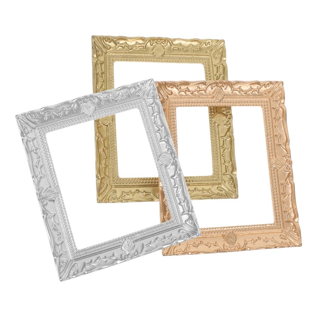 3 шт. Миниатюрная фоторамка Микро Ландшафтный декор Рамки для фотографий Домашние украшения Аксессуары Модели DIY Маленький крошечный коллаж