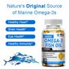 Taoters Omega-3 Fish Oil Supplement 8060mg per Serving, EPA 3400mg DHA 1100mg, Lutein, Vitamin D3 & Antarctic Krill Oil, 120 Caps