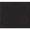 CANDY CH64CCB Glass Ceramic Hob - 4 Burners - L 56 X D 49 Cm - Black Glass Coating