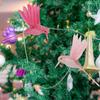 Not Fade Simulation Feather Birds Cartoon Christmas Tree Hummingbird Pendant  Christmas Tree