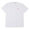 Футболка COMME des SMALL RED HEART TEE WHITE [PLAY GARCONS] [размер M]