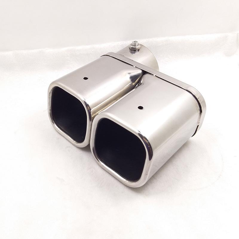 Глушитель выхлопной трубы из нержавеющей стали с двумя выходами для RAV4