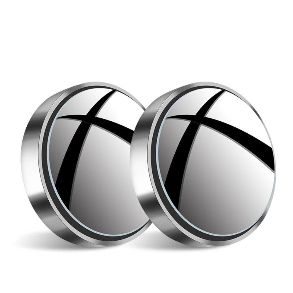 2pcs 360 Degree Adjustable Blind Spot Mirror Universal Fit Wide Angle Mirror Driving Safety