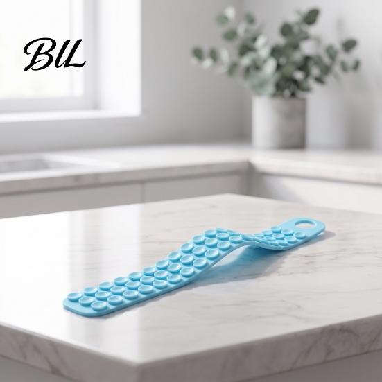 Meat Thawing Assistant Belt, Silicone Sink Fixator Belt with Super Suction, Longer Kitchen Tools for Freeze Food Faster Safer Defrosting Wall