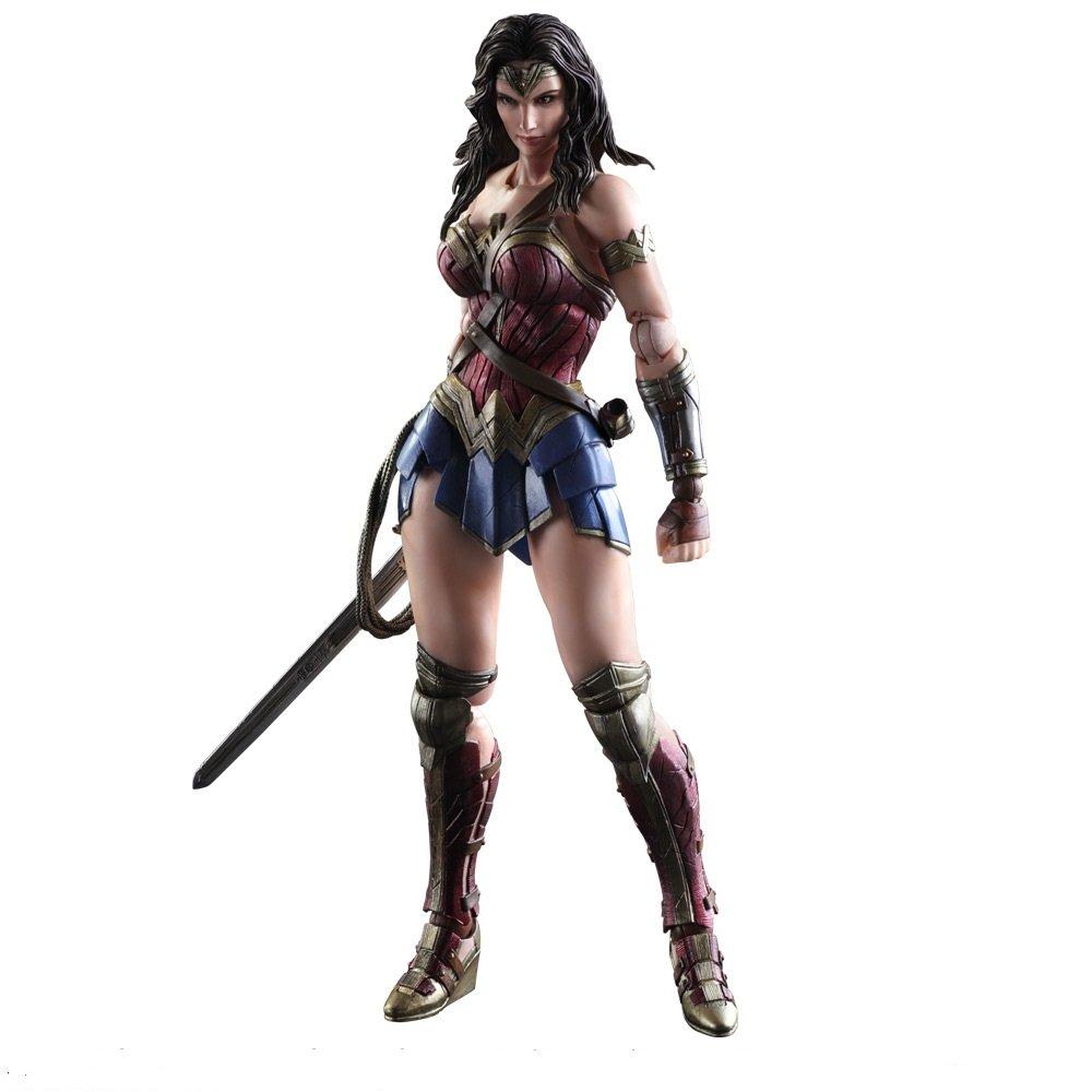 PLAY ARTS Kai Batman v Dawn of Justice Wonder Woman ПВХ окрашенная подвижная фигурка Супермен