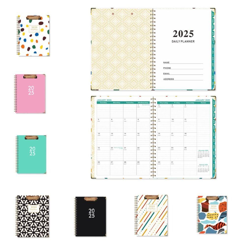 Daily Planner A4 Schedules Calendar Notepad Monthly Calendar Diary Planner Notebook Students