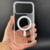 Прозрачный Жесткий Чехол Для Телефона Для iPhone 17 Air 16 15 Pro Max 14 Plus 13 12 Mini 11 16e Magsafe Магнитная Беспроводная Зарядка Funda