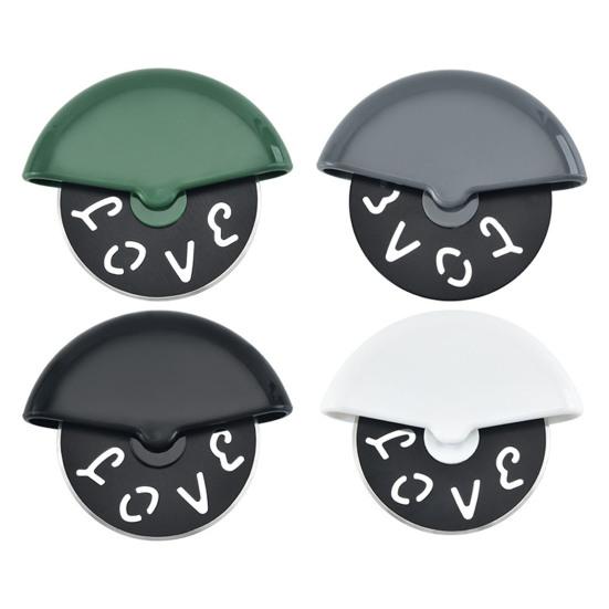 Нержавеющая сталь резак для пиццы антикоррозийный круглый режущий круг нож для пиццы с крышкой инструменты для выпечки кондитерских изделий кухонные гаджеты