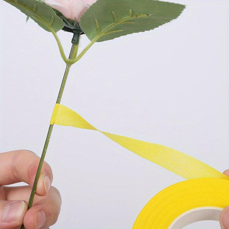 5 шт. Зеленая лента для флористики ручной работы, для украшения дома, сада на открытом воздухе, упаковки композиций из искусственных цветов