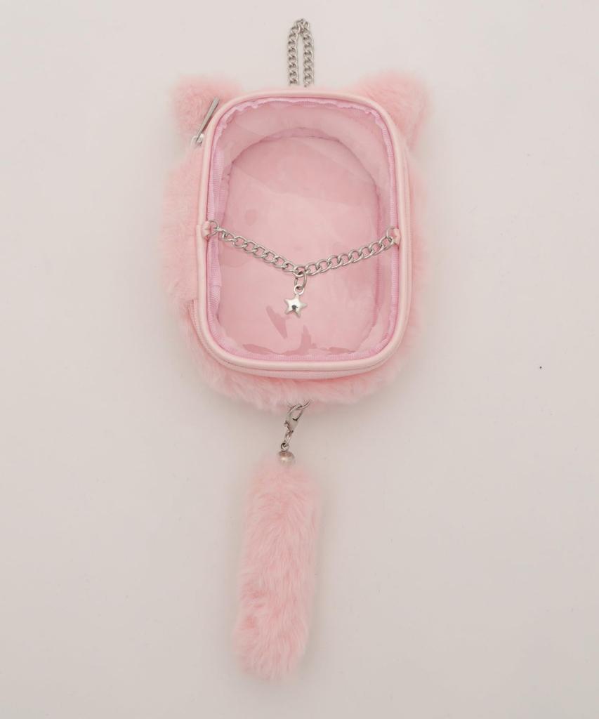 Плюшевый кот WEGO Идеально для отаку Девичий Прозрачный Размеры F и Розовый мешочек, Мероприятия, Милый, Мешочек, Декоративный, Подарок, Презент, Женский, L,