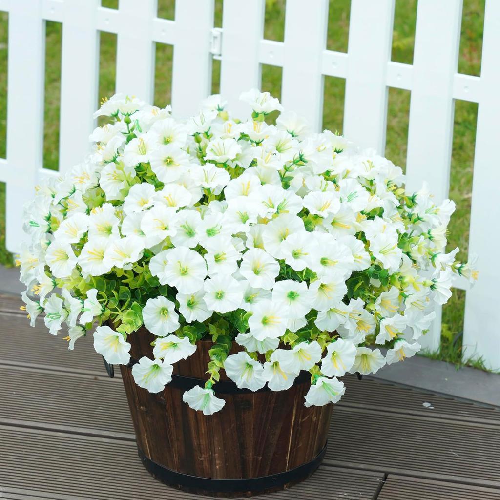 Искусственные цветы для улицы Искусственные растения Искусственное уличное озеленение Утренние анти-УФ пластиковые кустарники Украшения