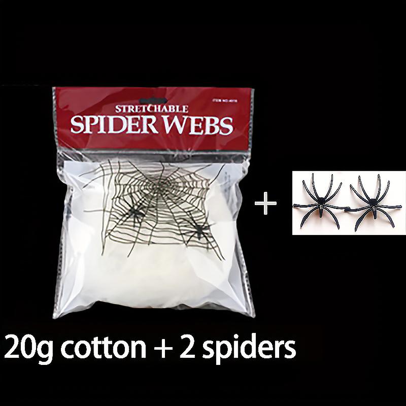 1 упаковка, светящийся паук, хлопок, дом с привидениями, товары для дома и улицы, поддельные пауки