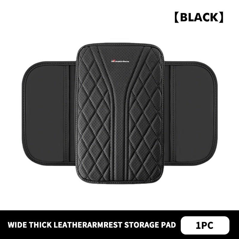 For Toyota Car Armrest Box Pad Leather Armrest Mat Auto Storage Accessories GR Sport Camry Prius Auris Crown Yaris Corolla CHR
