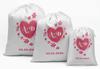 Милый сувенир Белое сердце Свадебные сувениры Индивидуальные принадлежности для вечеринок Подарочные пакеты Подарочные мешочки 15