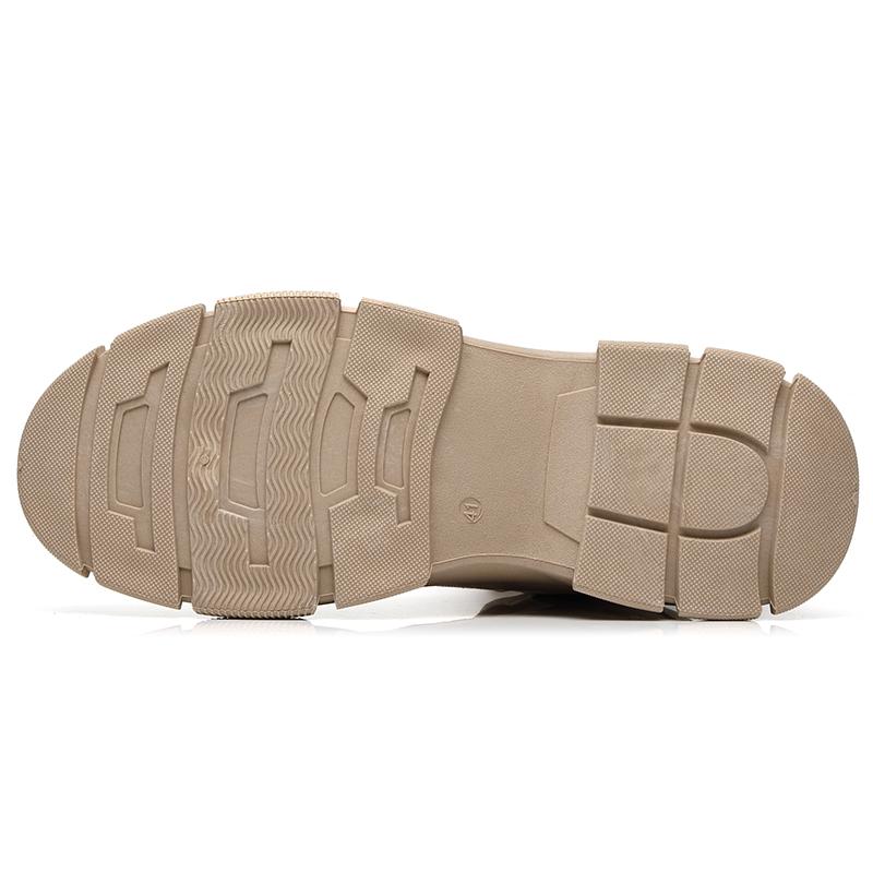 Fashion Men New High Quality Black Work Wear Boots Outdoor Anti Slip Comfort Casual Shoes Warm Fashion Ankle Boots Men's Winter Shoes