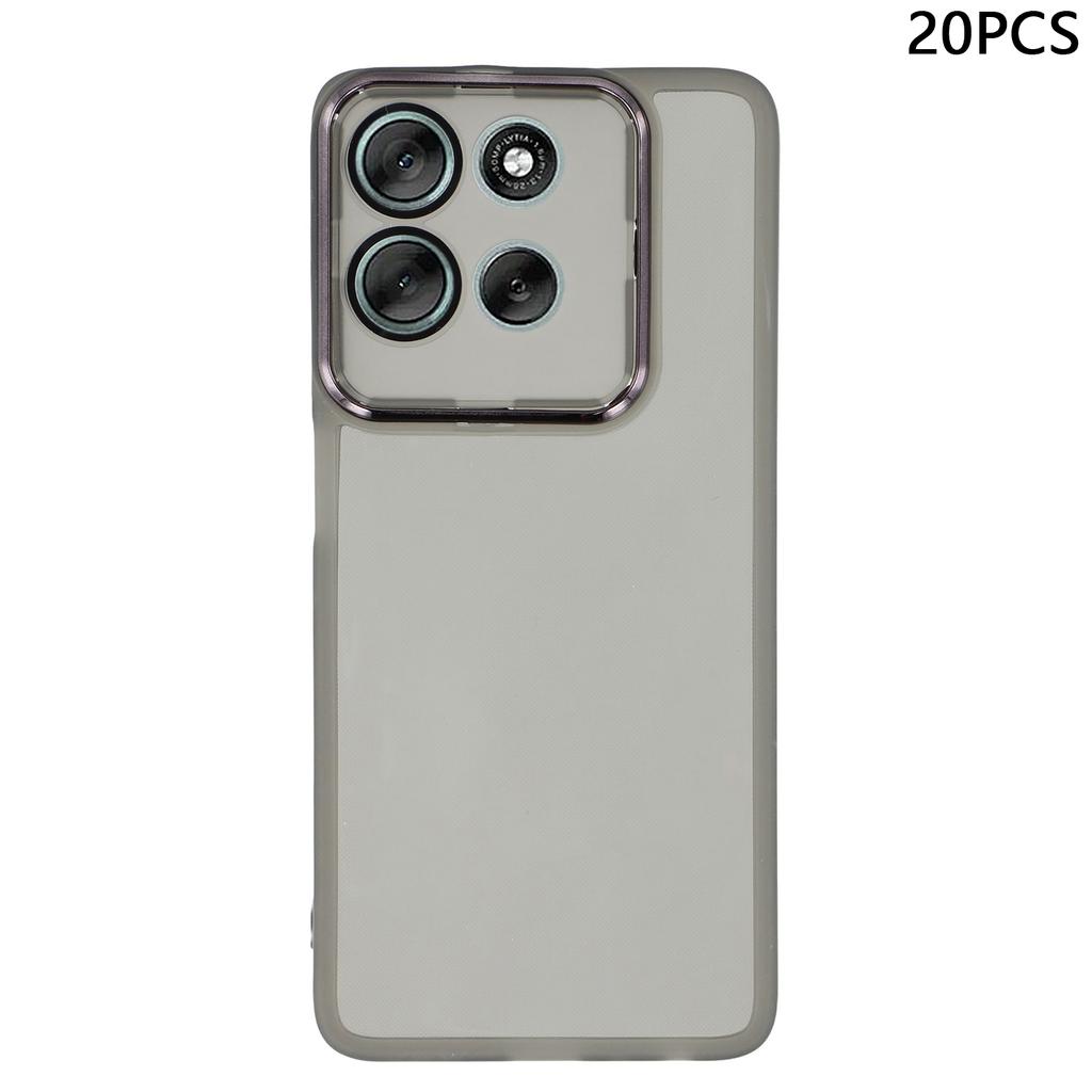 Bulk Purchasing 20Pcs For Motorola Moto G56 5G Case Electroplated Camera Frame TPU Phone Cover Precise Cutouts