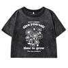 Не забывайте давать себе время на рост Футболка с надписью Женская хлопковая одежда Ретро модная футболка Топ Повседневные футболки