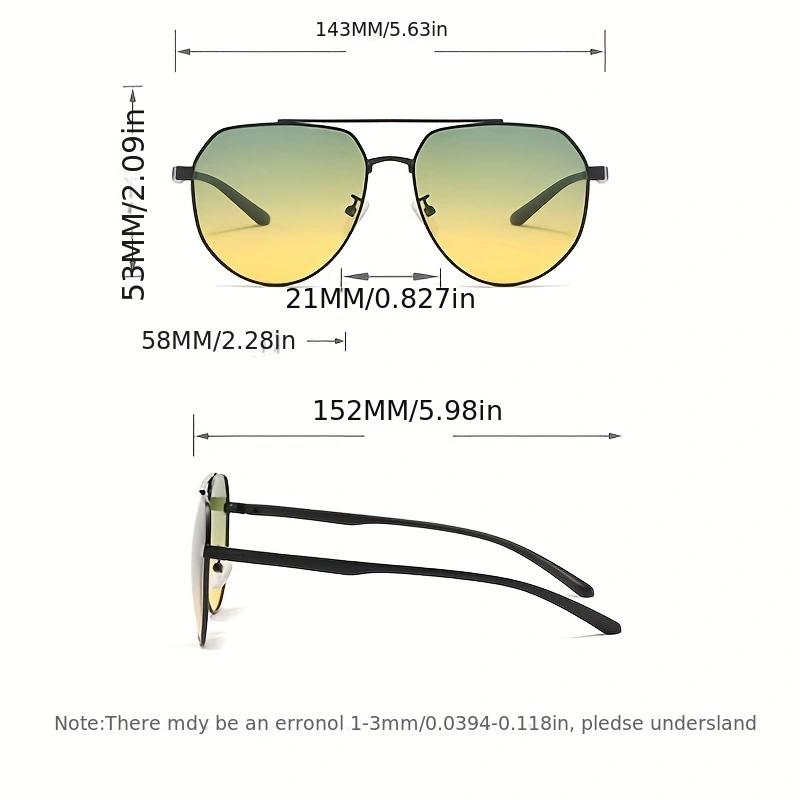 Модные анти-синий свет фотохромные солнцезащитные очки мужские металлические для вождения на открытом воздухе двойные очки день ночь ночное видение солнцезащитные очки не поляризованные очки