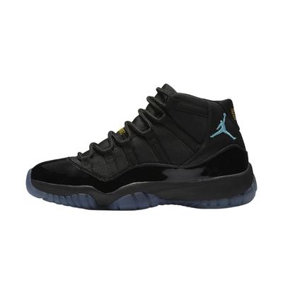 Кроссовки Air 11 Retro GS Gamma Blue 2025 Детские Черный Varsity-Maize 378038-047