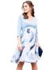Casual Party Dress Maternity Dress DEMELZA Blue [Serafin] Women's