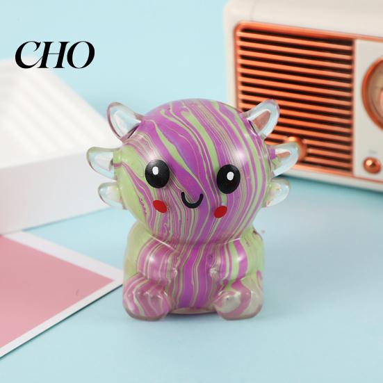 Adult Stress Relief Toy Salamander Squeeze Toy, Slow Rising Soft Cute Animal Fidget Portable Cartoon Ball Rebound Balls Home Office Sensory Gifts for