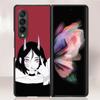 Чехол Zfold4 для Samsung Galaxy Z Fold3 5G, жесткий пластиковый тонкий чехол, ультратонкий чехол для телефона Galaxy Z Fold 3, аниме-маска лисы