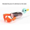 Fish King 1 шт. Пропеллерный плавник для ловли утки, приманка для ловли лягушки, 9 см, 11,3 г, искусственная приманка для утки, 3D-глаза, дневные приманки для окуня