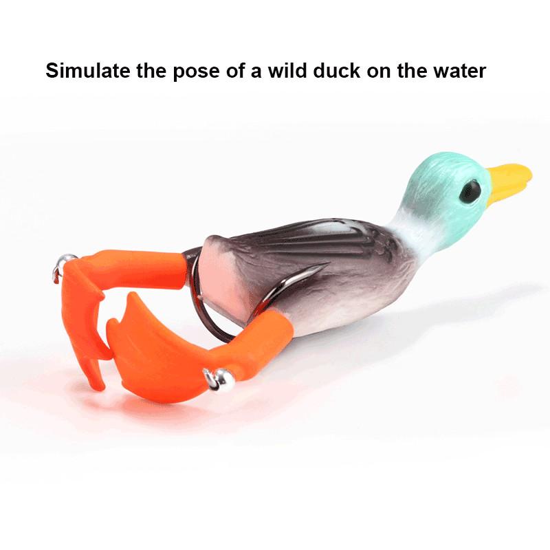 Fish King 1 шт. Пропеллерный плавник для ловли утки, приманка для ловли лягушки, 9 см, 11,3 г, искусственная приманка для утки, 3D-глаза, дневные приманки для окуня