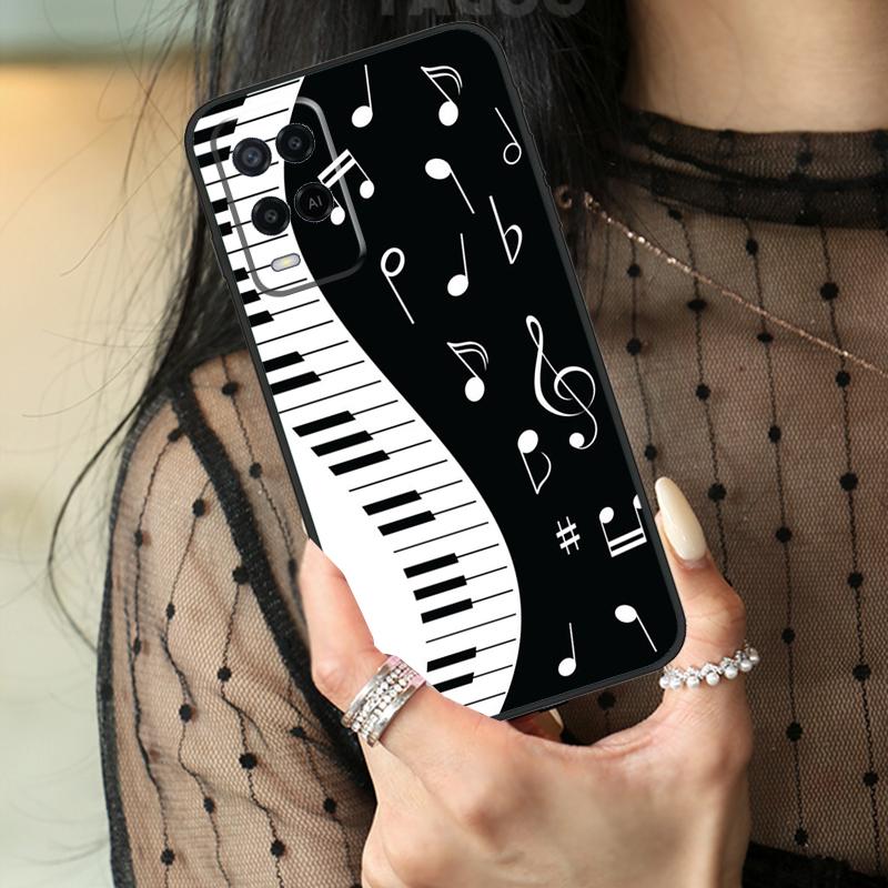 Чехол-книжка для скрипки и пианино для Oppo A80 A60 A40 A17 A57 A77 A74 A54 A94 A78 A98 A18 A38 A58 A96 A76 A16 A15 A5 Pro