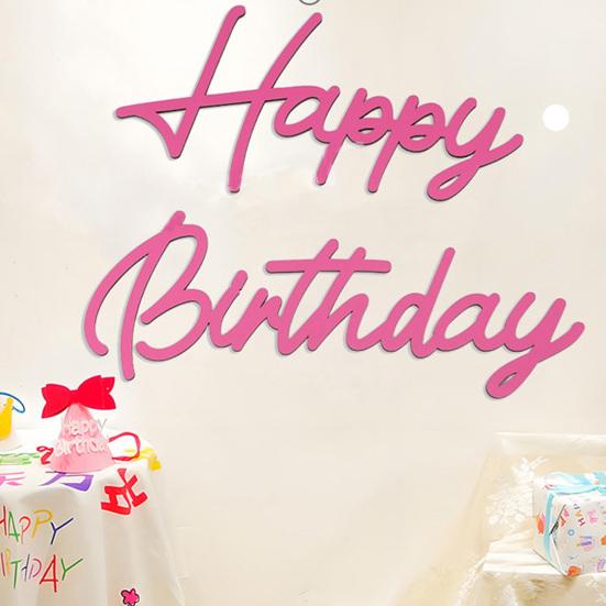 С Днем Рождения Деревянная Табличка Многоразовая Табличка с Буквами С Днем Рождения для Арки из Воздушных Шаров, Фона для Стены, Фотореквизит