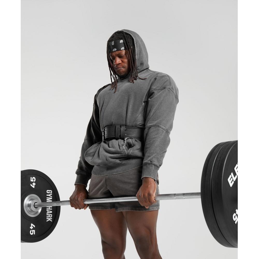 Gymshark Толстовка Heritage Washed Onyx Grey A4a7j Gb8n