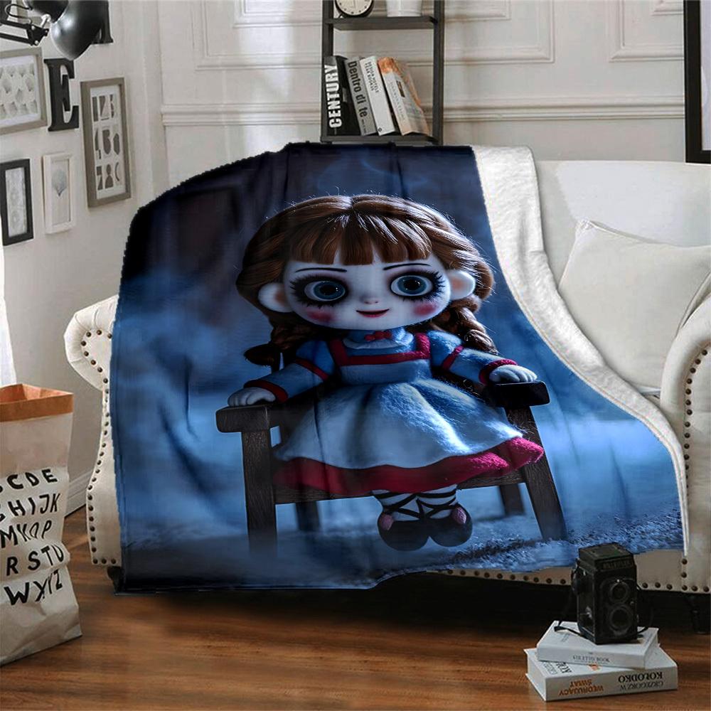 1 шт. Плед AnnaBelle Легкий фланелевый плед Покрывало для дивана, кровати, путешествий, кемпинга, гостиной, офиса, дивана