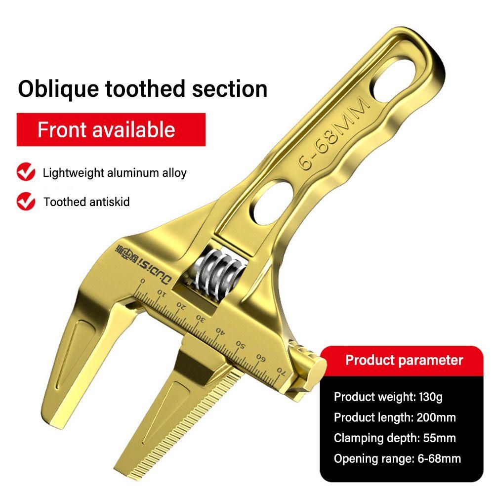 Короткая ручка сантехнический ключ для ванной комнаты очень большой кран отверстие труба инструмент для труб Главная