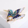 Модная цветная капающая птица брошь винтажное животное милый корсаж куртка пальто булавка аксессуары подарок