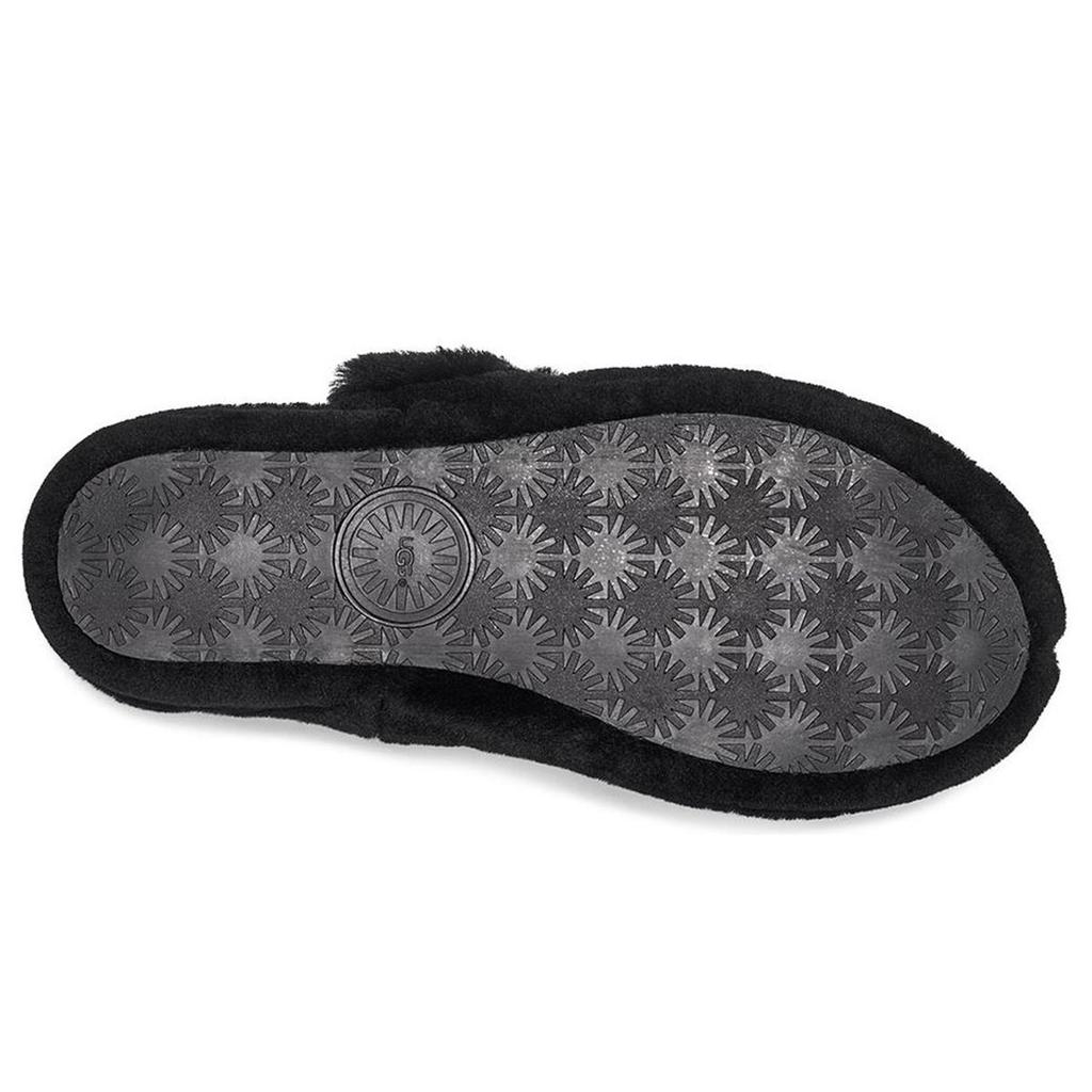 UGG Fuzz Yeah Черные Сандалии Женские 1104662-BLK