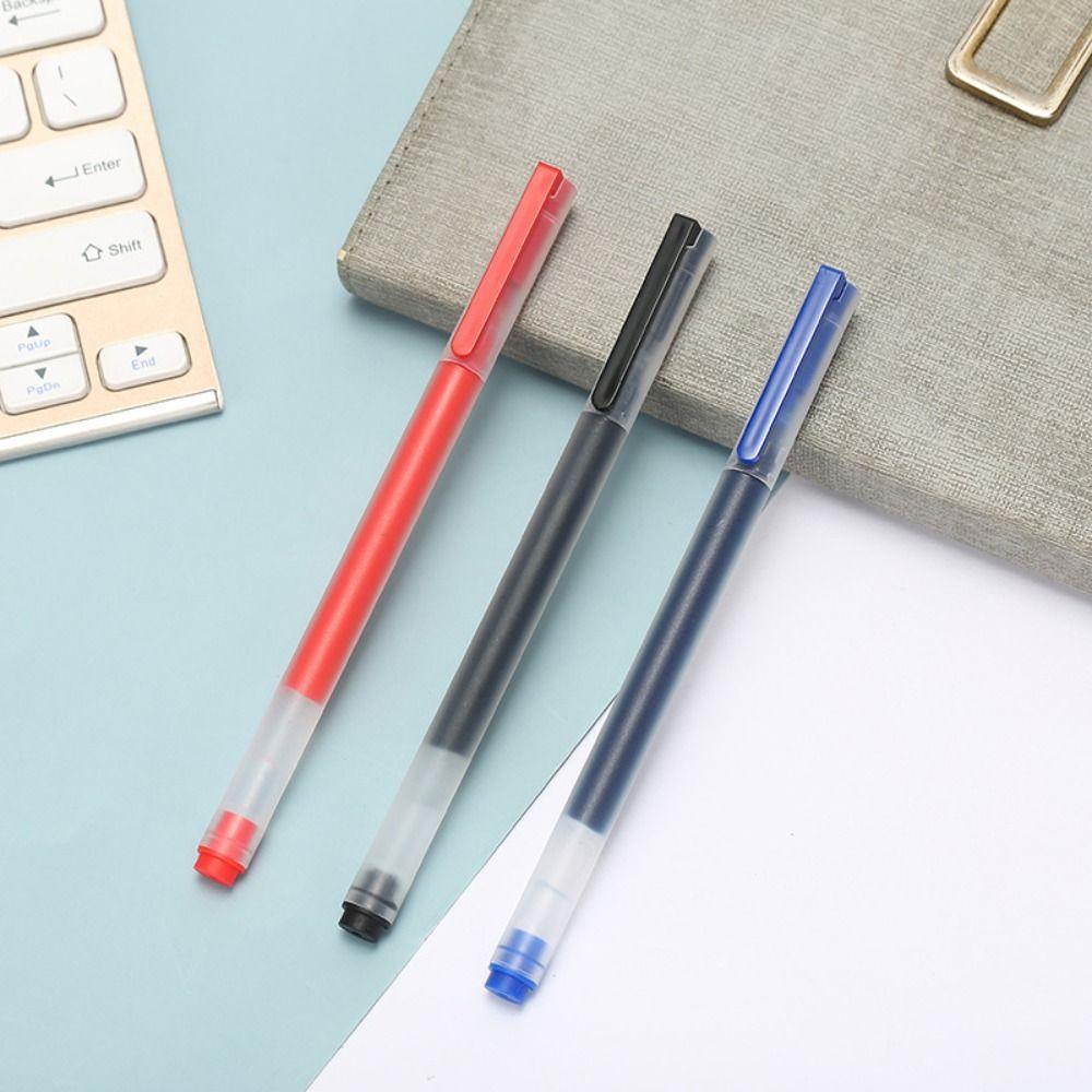 Quick-drying Neutral Pen Black/Blue/Red Ink Signature Pens Dirt-resistant Ballpoint Pen  Stationery