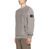 STONE ISLAND Свитшот мужской с нашивкой-компасом, серый 801560154-V0092