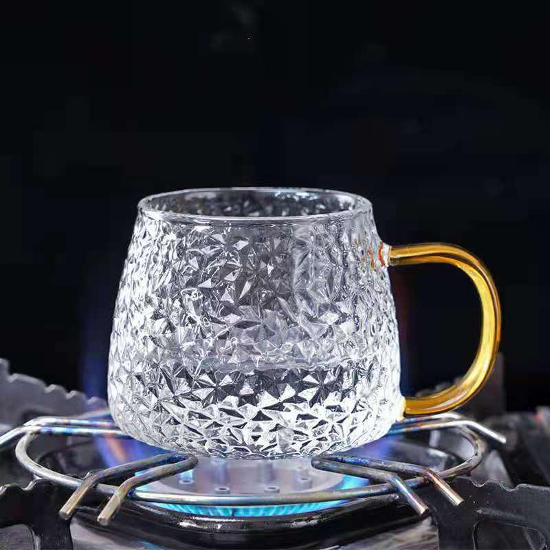 Креативная простая стеклянная чашка для воды, чашка с молотком, чашка для чая, стеклянная чашка для молока