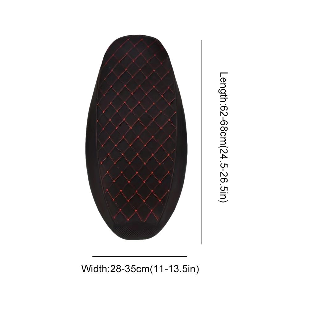 1Pcs Motorcycle Seat Cushion Cover Motorbike Thickened Seat Breathable Sunblock Anti-skid Cushi H7D6