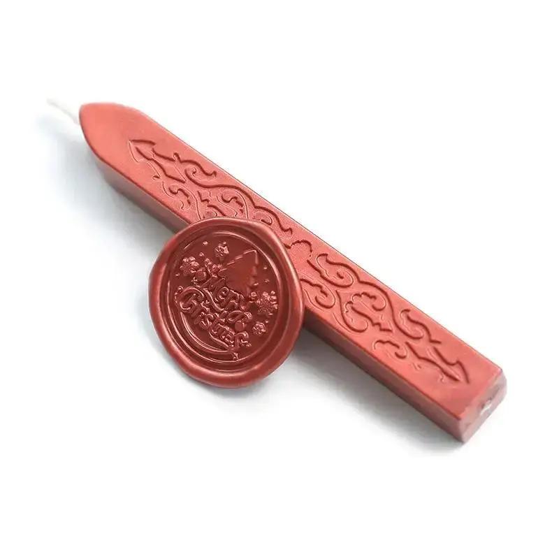 1/13PCS Sealing Wax Stick Retro Seal Stamps Letter Wedding Invitations 90*10*10mm Vintage Cord Wick Vintage Sealing Wax Sticks