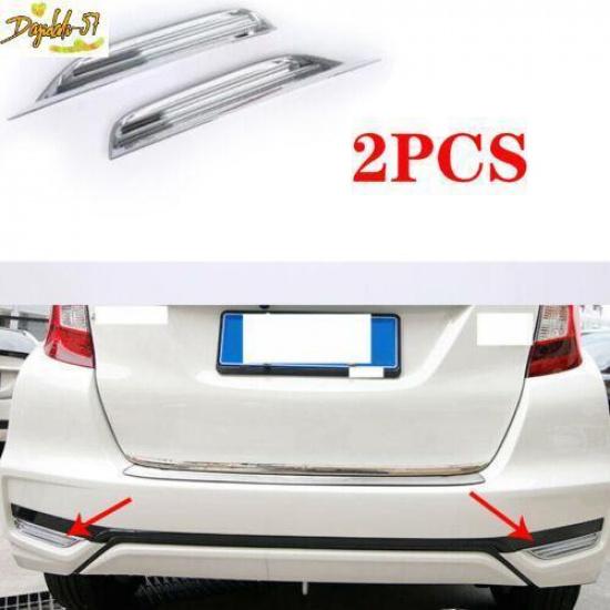 Подходит для 2018- Honda For Jazz ABS Хром Задний Противотуманный Фонарь Лампа Полоска Отделка