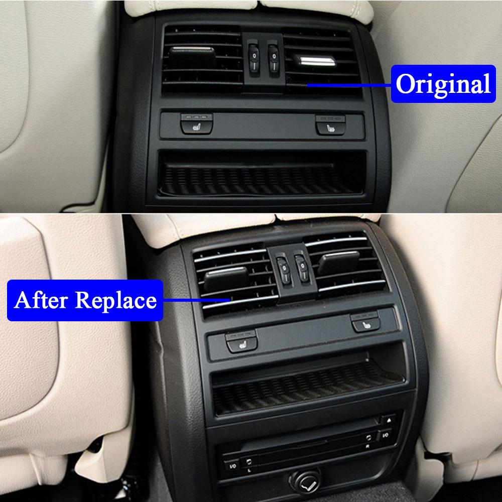 Задняя консоль автомобиля, решетка кондиционера, полная деталь в сборе для BMW 5 серии F10 F11 520 523 525 528 530