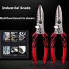 Многоцелевые промышленные ножницы Ножницы электрика, Стриппер для проводов Обжимка Резка проводов Резка листового металла и кабелей