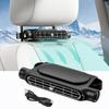 Car Seat Fan Backseat Cooling Fan Front Rear Seat Headrest Cooling Air Fan USB Powered Adjustable Strap Car Interior Decor