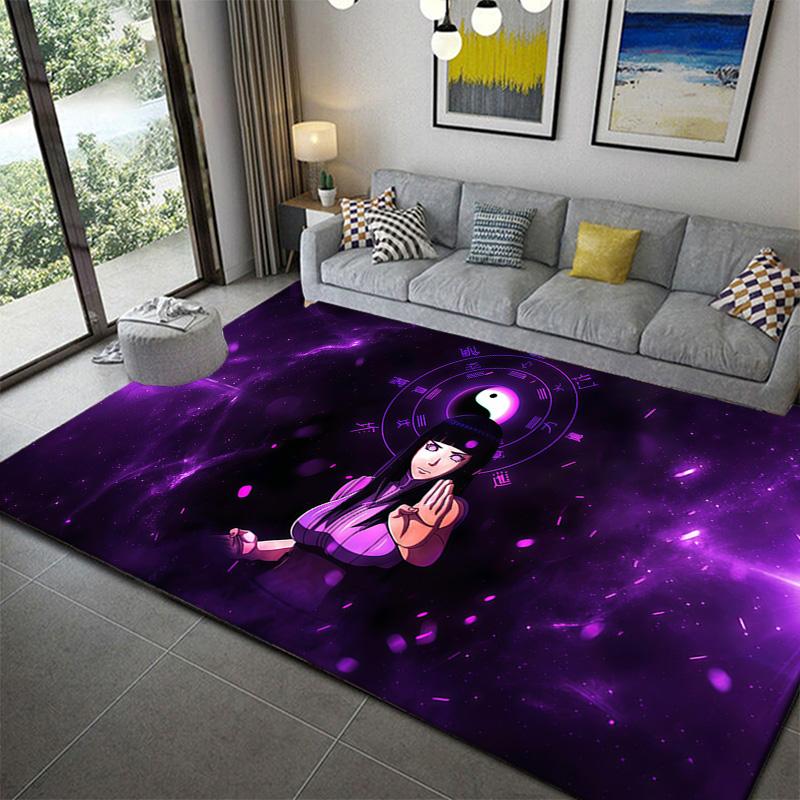 Naruto Anime Collectible Area Rug Non-Slip Durable Mat for Home Living Room